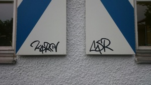 Schmierereien Rathaus