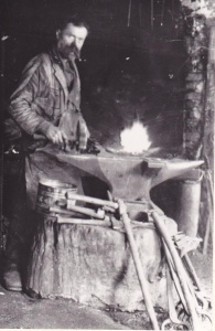 Johann Wäsler, Schmied um 1910