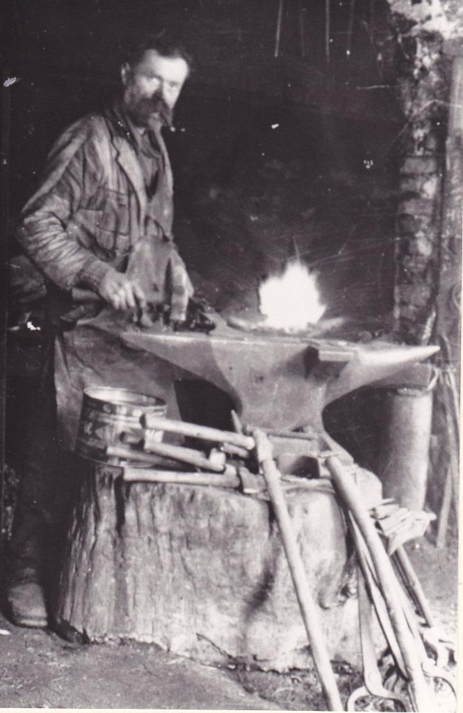 Johann Wäsler, Schmied um 1910
