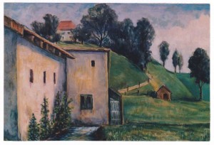 k-GW552-08 Steinmühle Gemälde